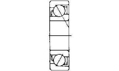 770845 BALL BEARING SINGLE ROW, ANGULAR CONTACT NO.7314